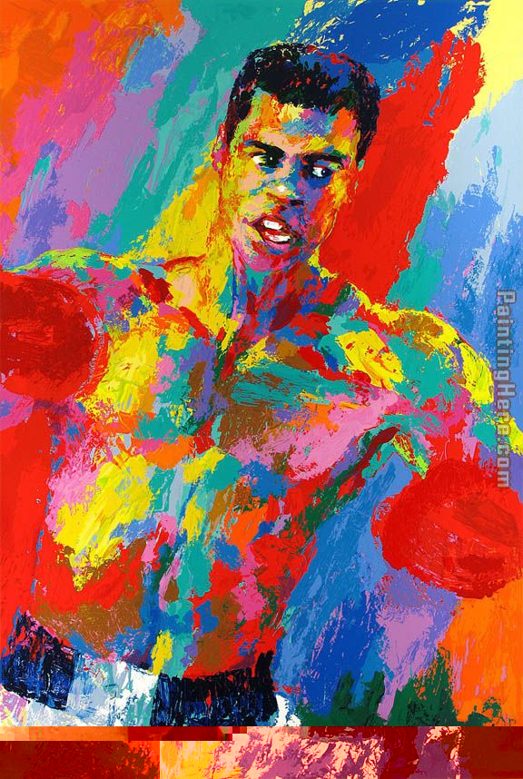 Muhammad Ali Athlete of the Century painting - Leroy Neiman Muhammad Ali Athlete of the Century art painting